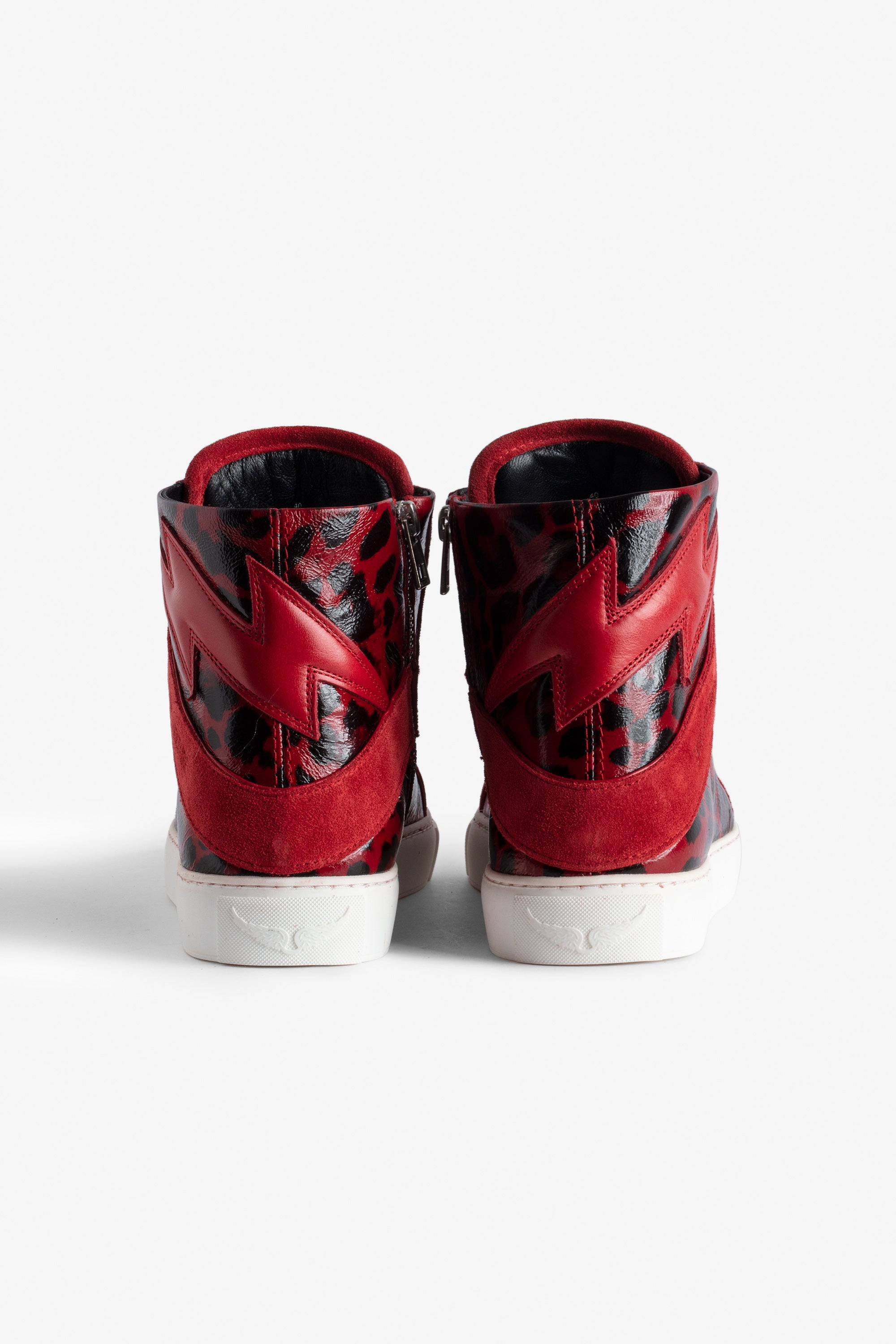 ZV" 1747 High Flash logo high-top sneakers in leather - Power