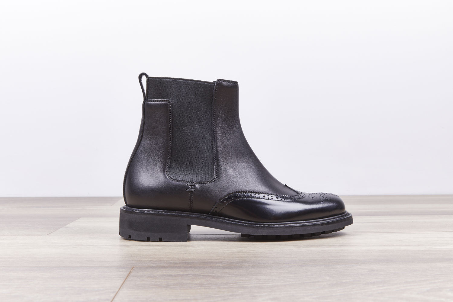 38qty NEW / Bottines SYDNEY BALI/PURECALF COMMANDO - Noir