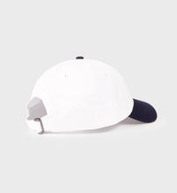 Casquette Syracuse en tissu - White & Dark Navy