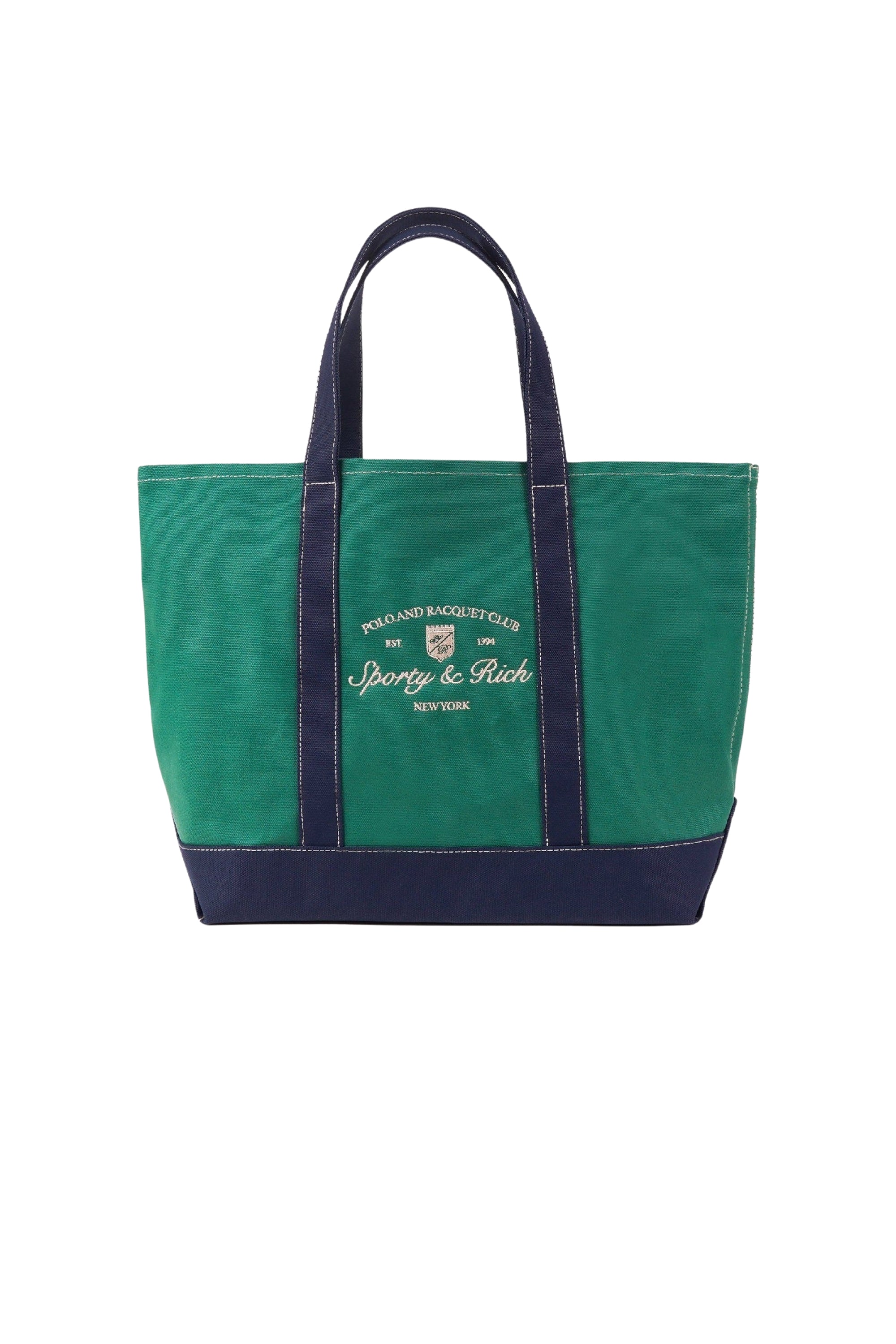 Syracuse tote bag in fabric - Dark Navy & Alpine