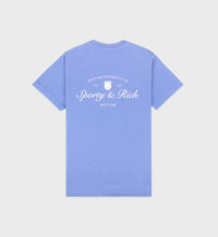 T-shirt Syracuse à impression - Flax Blue