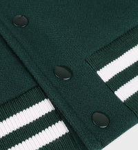 Veste bomber Varsity en laine - Forest