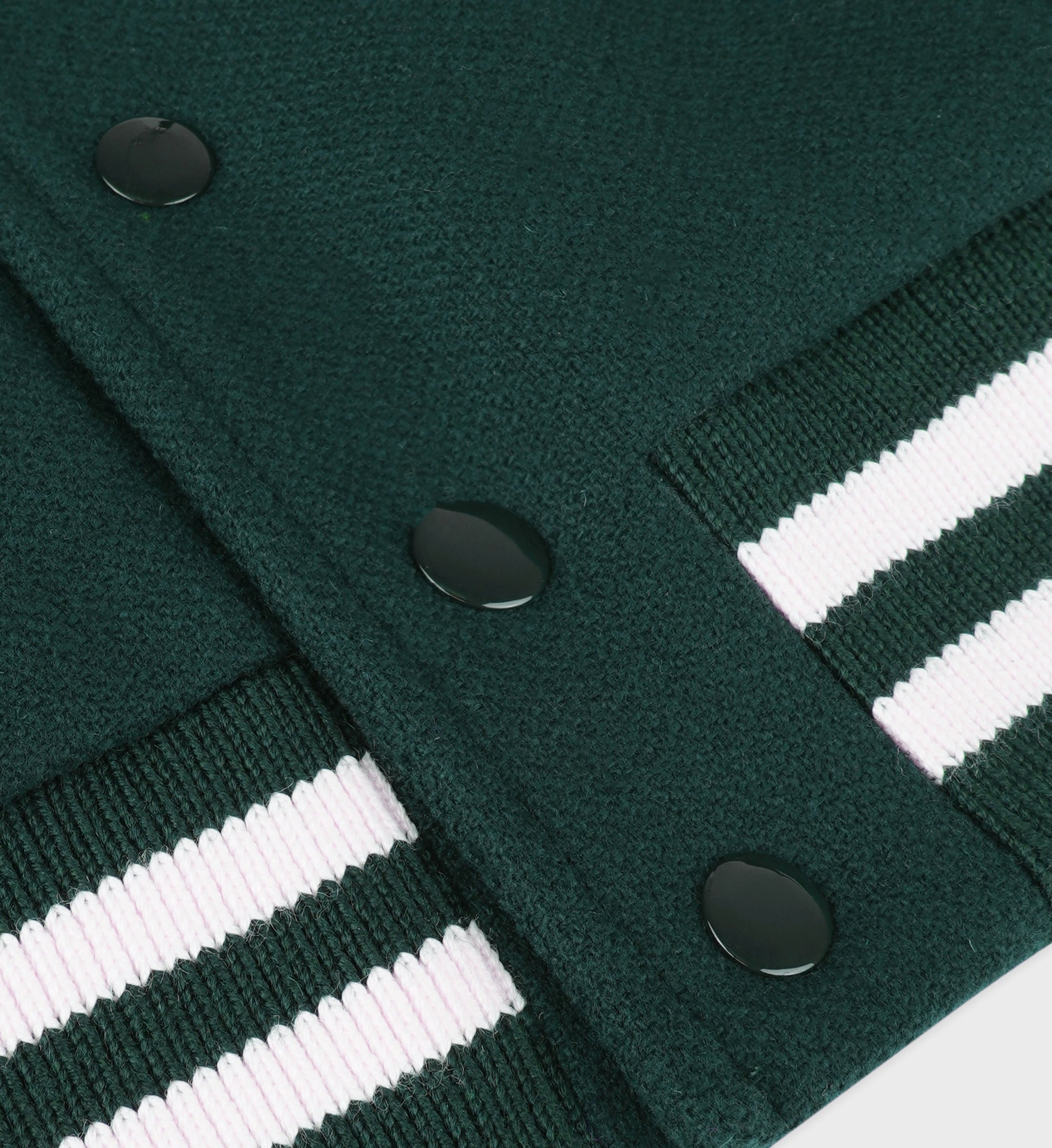Veste bomber Varsity en laine - Forest