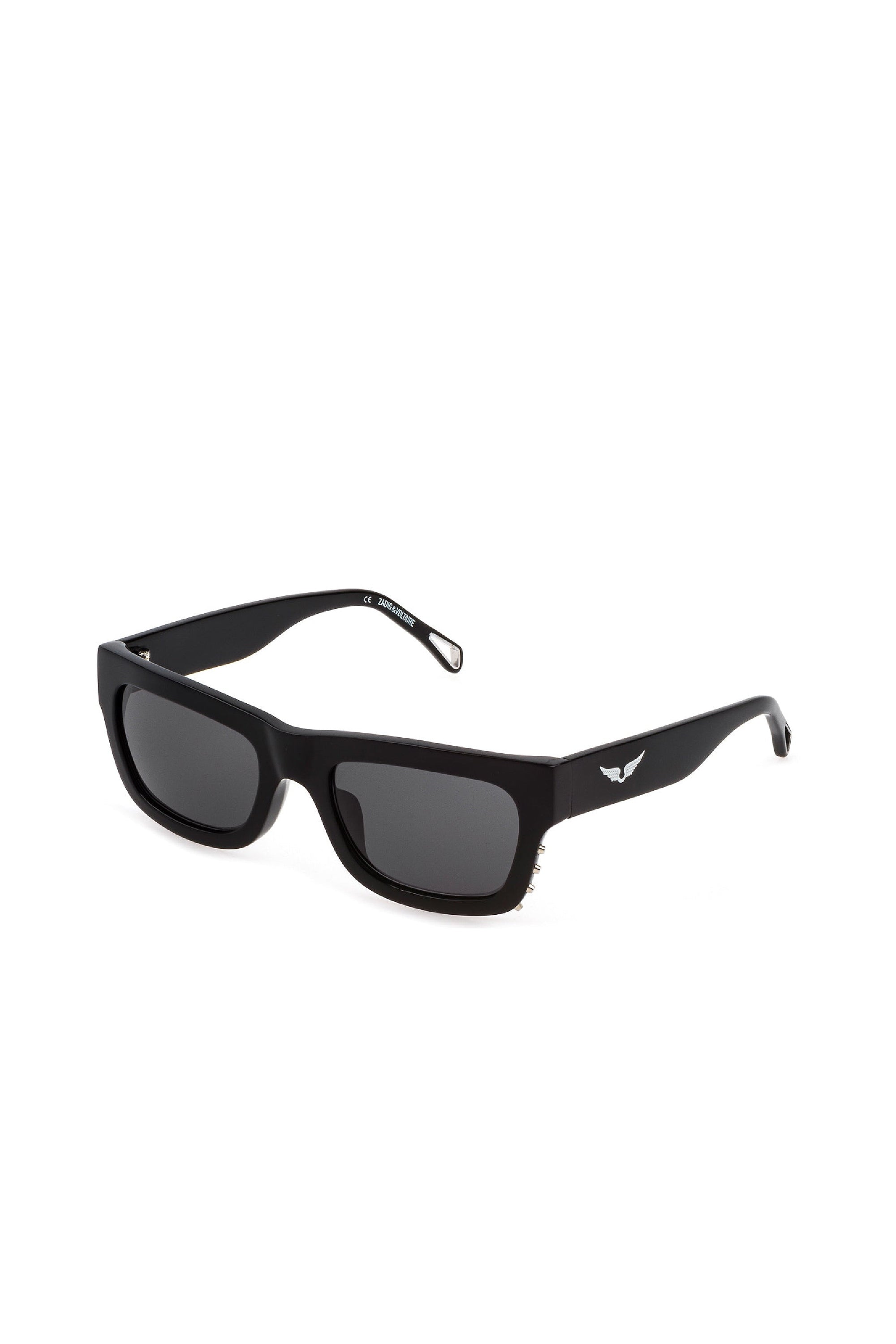Lunettes de soleil carrées SZV303 - Shiny Black