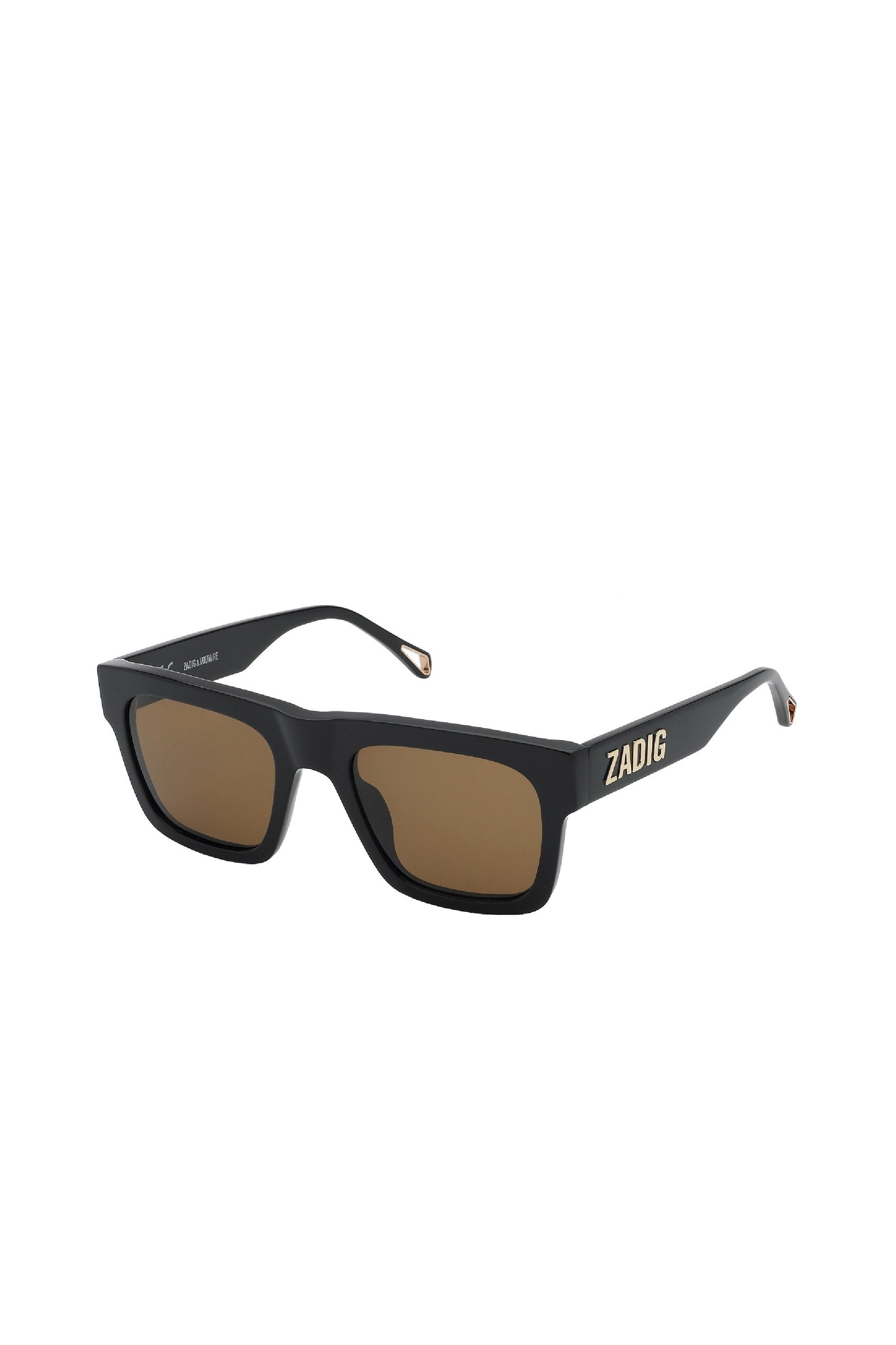 Lunettes de soleil carrées SZV325 - Shiny Black