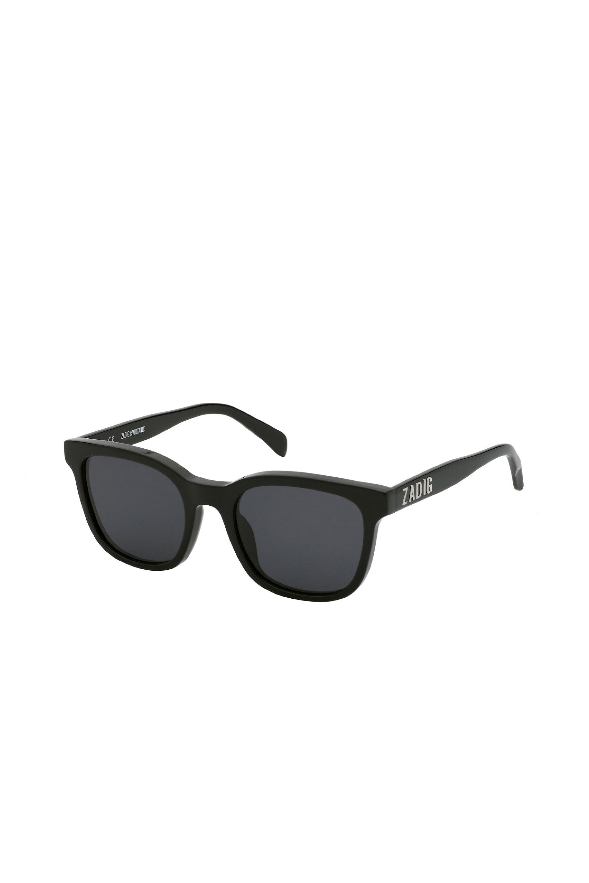 Lunettes de soleil carrées SZV336 - Shiny Black
