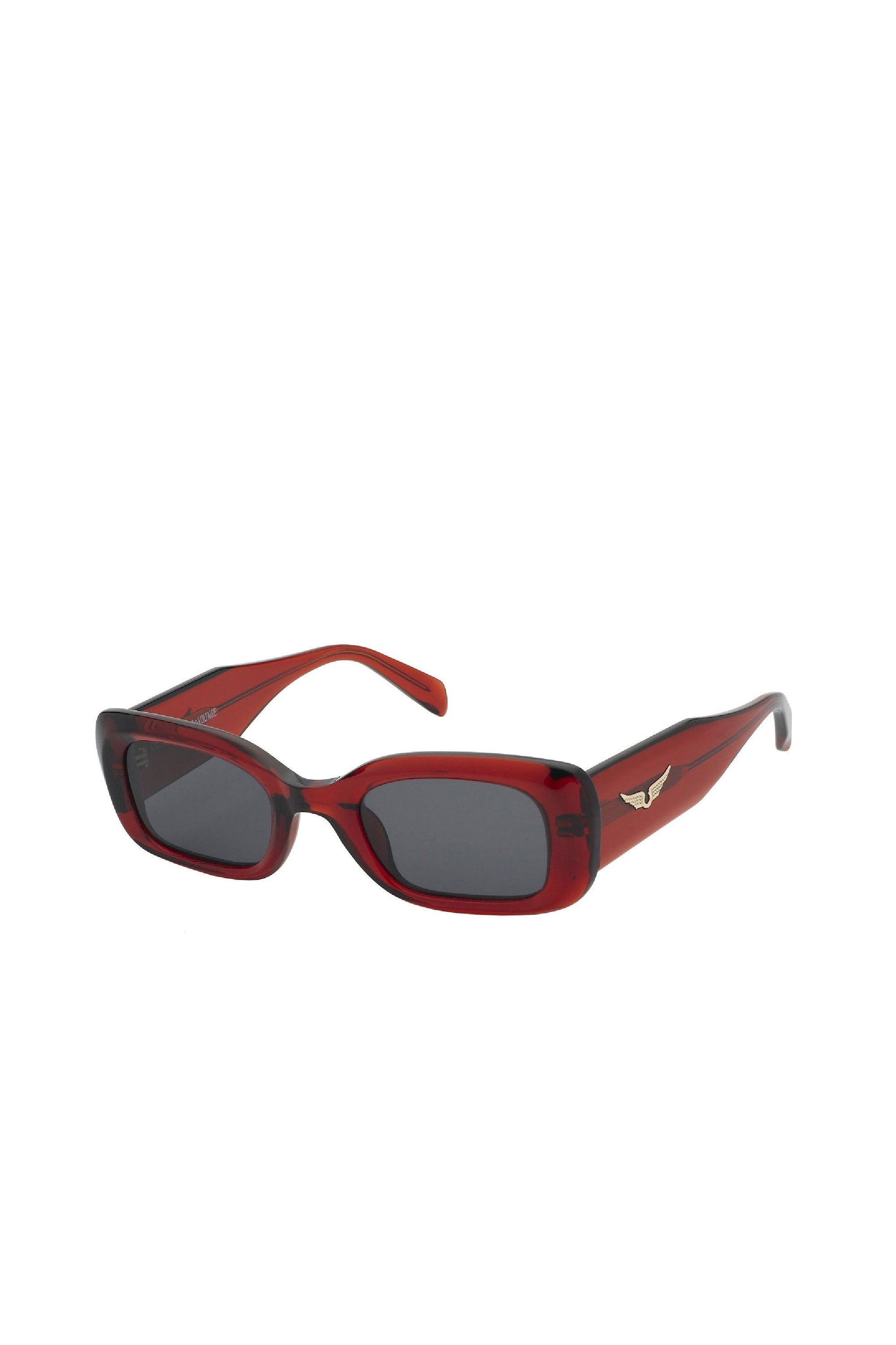 Lunettes de soleil navigateur SZV372 - Matt Transparent Red