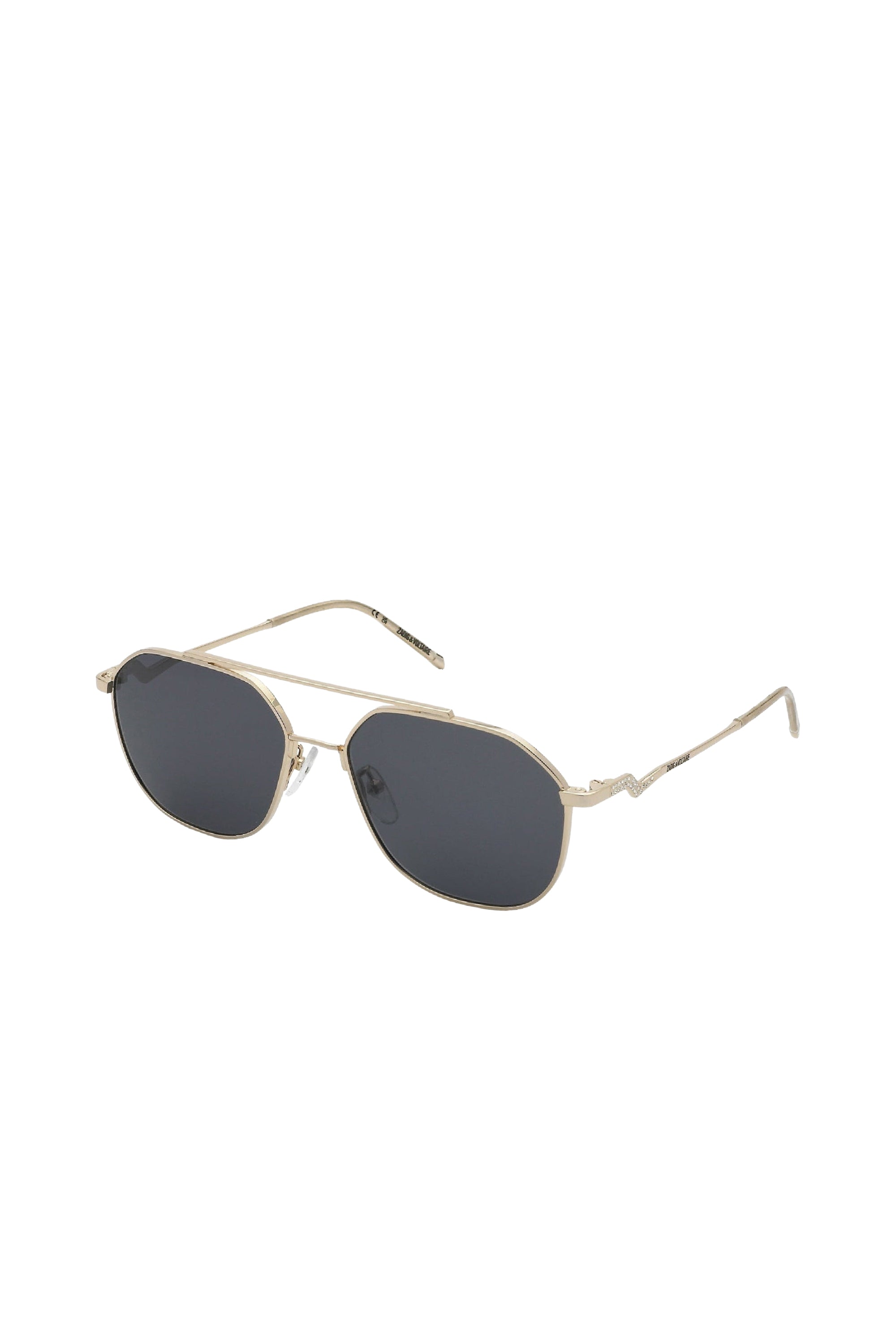 Lunettes de soleil géométriques SZV377S - Shiny Rose Gold
