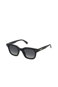 Lunettes de soleil carrées SZV401V - Shiny Black