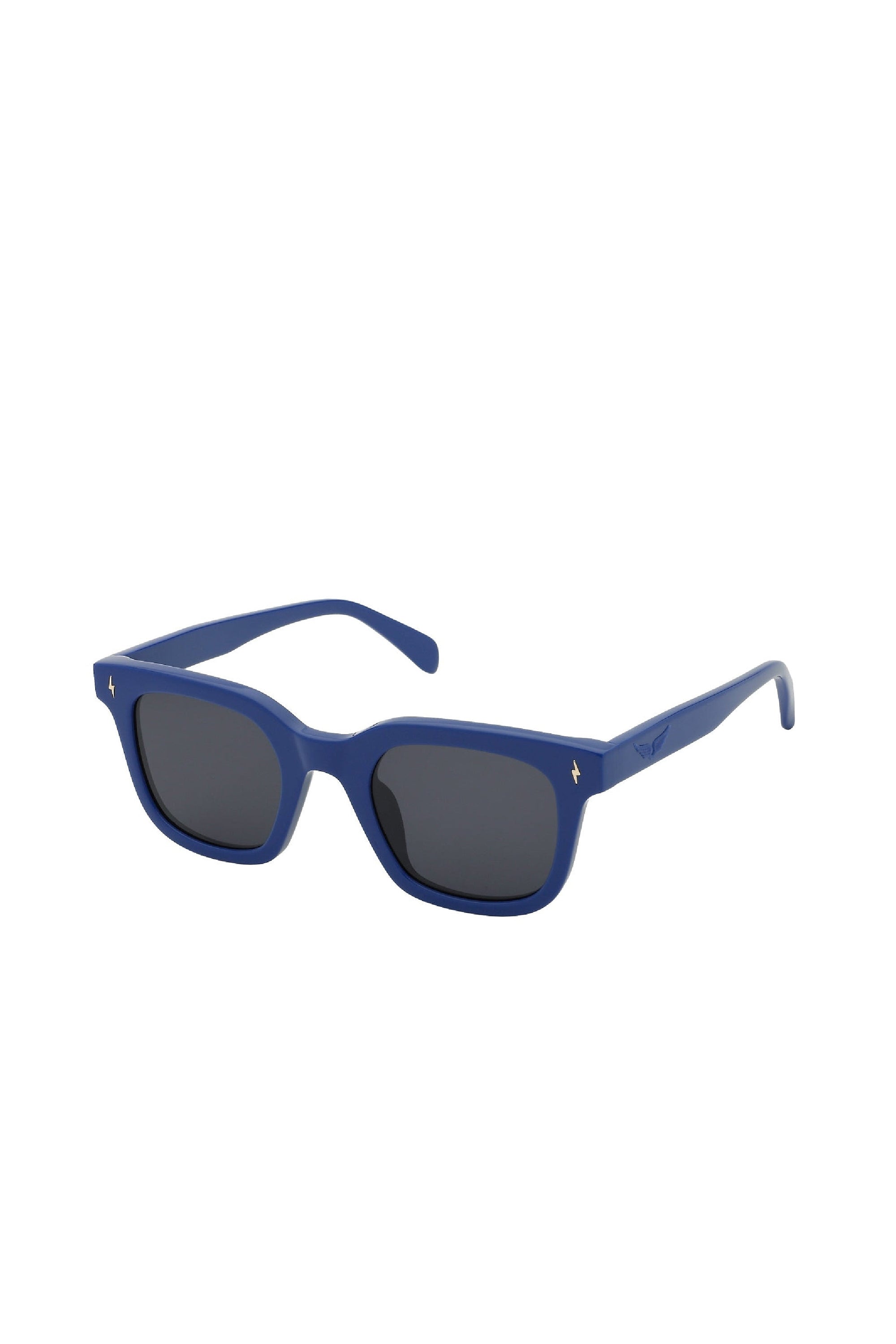 Lunettes de soleil carrées SZV401 - Shiny Full Blue