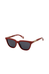 Lunettes de soleil carrées SZV403 - Shiny Red