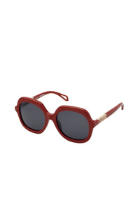 Lunettes de soleil arrondies SZV404 - Shiny Red