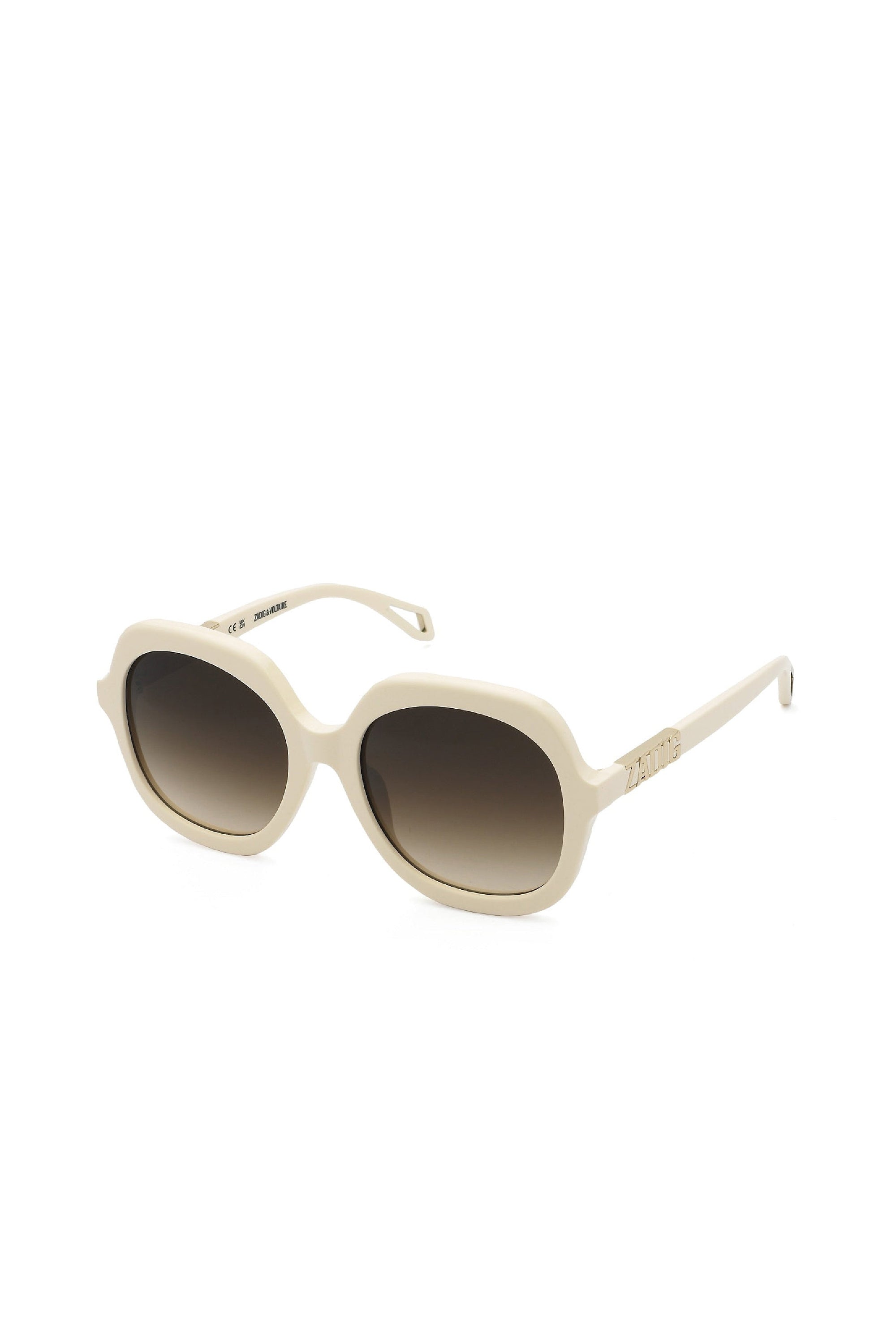 Lunettes de soleil arrondies SZV404 - Shiny Beige