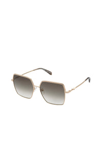 Lunettes de soleil carrées SZV406 - Shiny Copper Gold