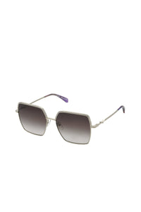 SZV406 Square Sunglasses - Shiny Light Gold