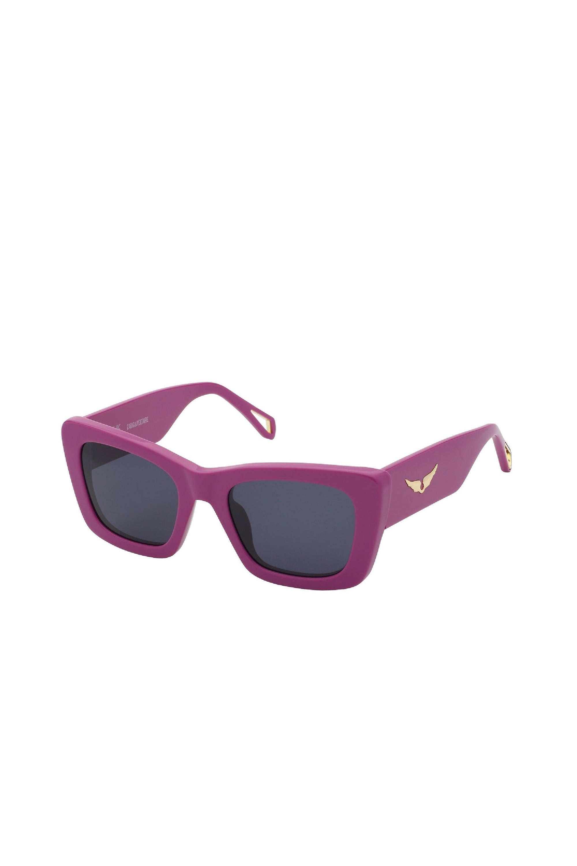 Lunettes de soleil carrées SZV411 - Shiny Opaline Fuchsia