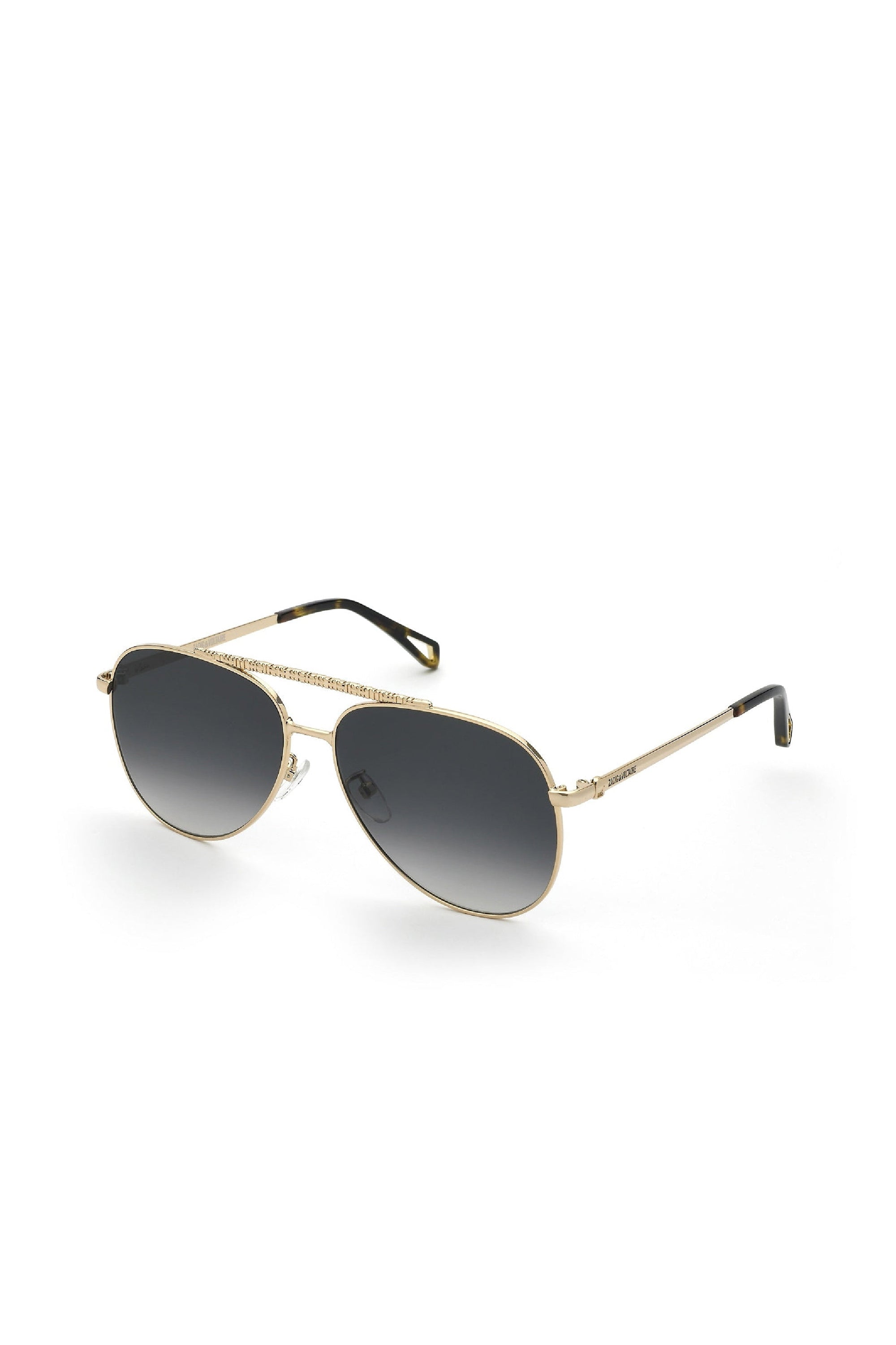 Lunettes de soleil aviateur SZV415 - Shiny Rose Gold
