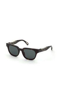 Lunettes de soleil carrées SZV417 - Shiny Havana