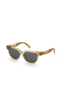 Lunettes de soleil carrées SZV417 - Brown & Yellow