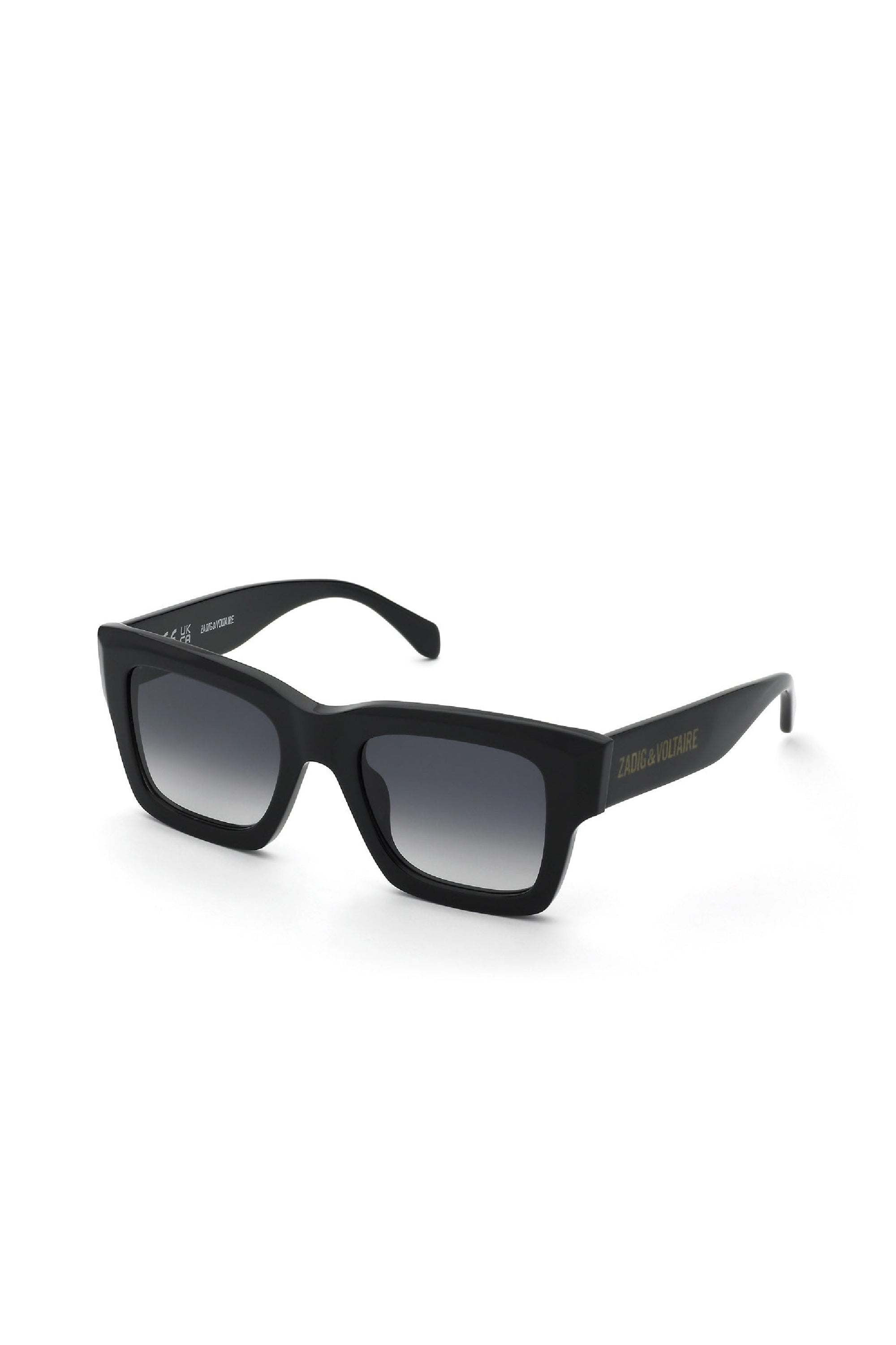 Lunettes de soleil carrées SZV421 - Shiny Black
