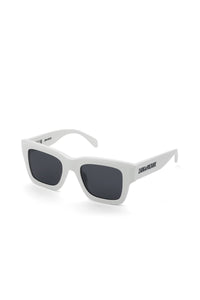 Lunettes de soleil carrées SZV421 - Shiny Snow White