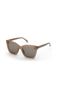 Lunettes de soleil carrées SZV455 - Shiny Opaline Brown