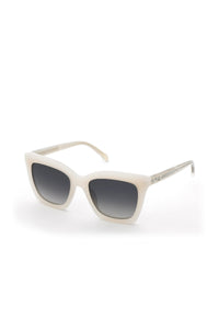 Lunettes de soleil carrées SZV455 - Shiny Pearl White
