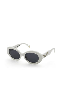 Lunettes de soleil ovales SZV460S - Shiny Cream