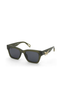 Lunettes de soleil carrées SZV461V - Matt Opal & Sage Green