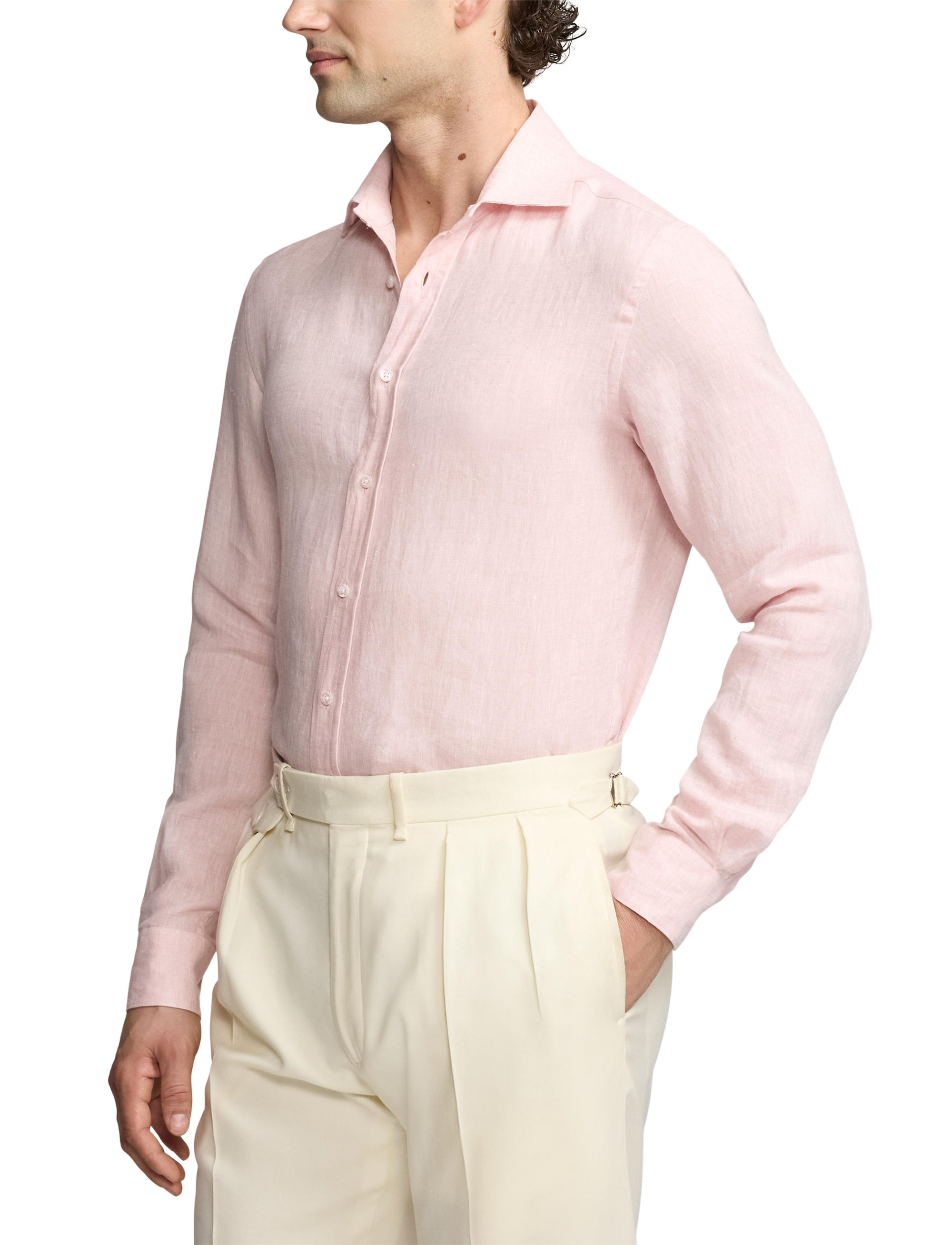 Linen shirt - Chalk Pink