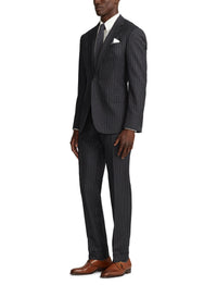 Kent wool suit - Dark Grey & Cream