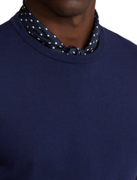 Pull col rond en coton - Spring Navy