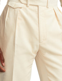 Pantalon Gregory en velours côtelé - Classic Cream