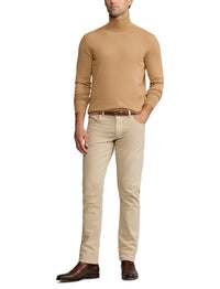 Pull à col roulé en cachemire - Camel Melange