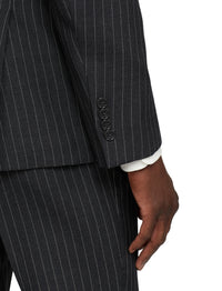 Kent wool suit - Dark Grey & Cream