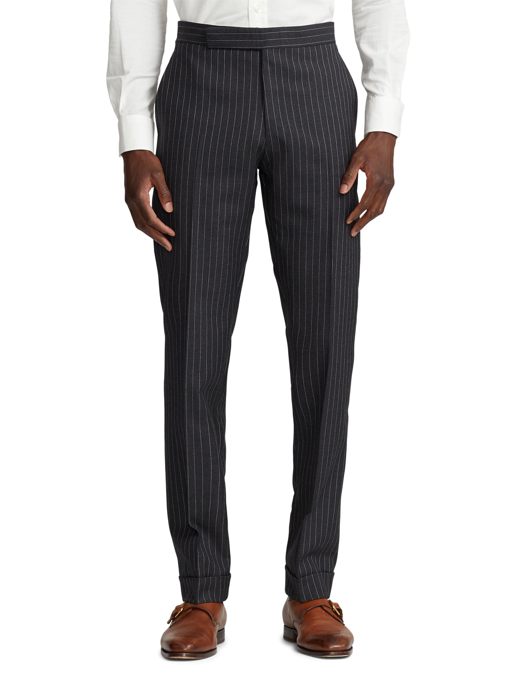 Kent wool suit - Dark Grey & Cream