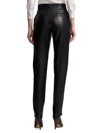 Pantalon Karly en cuir - Black