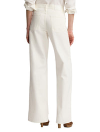 Mercer Relaxed Fit Wide Leg Jeans - Glacial White
