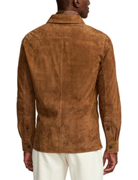 Surchemise résistante à l'eau en daim - Chestnut Brown