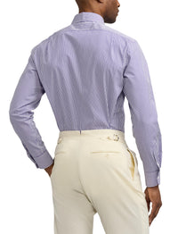 Bengal stripe poplin shirt - Prism Violet