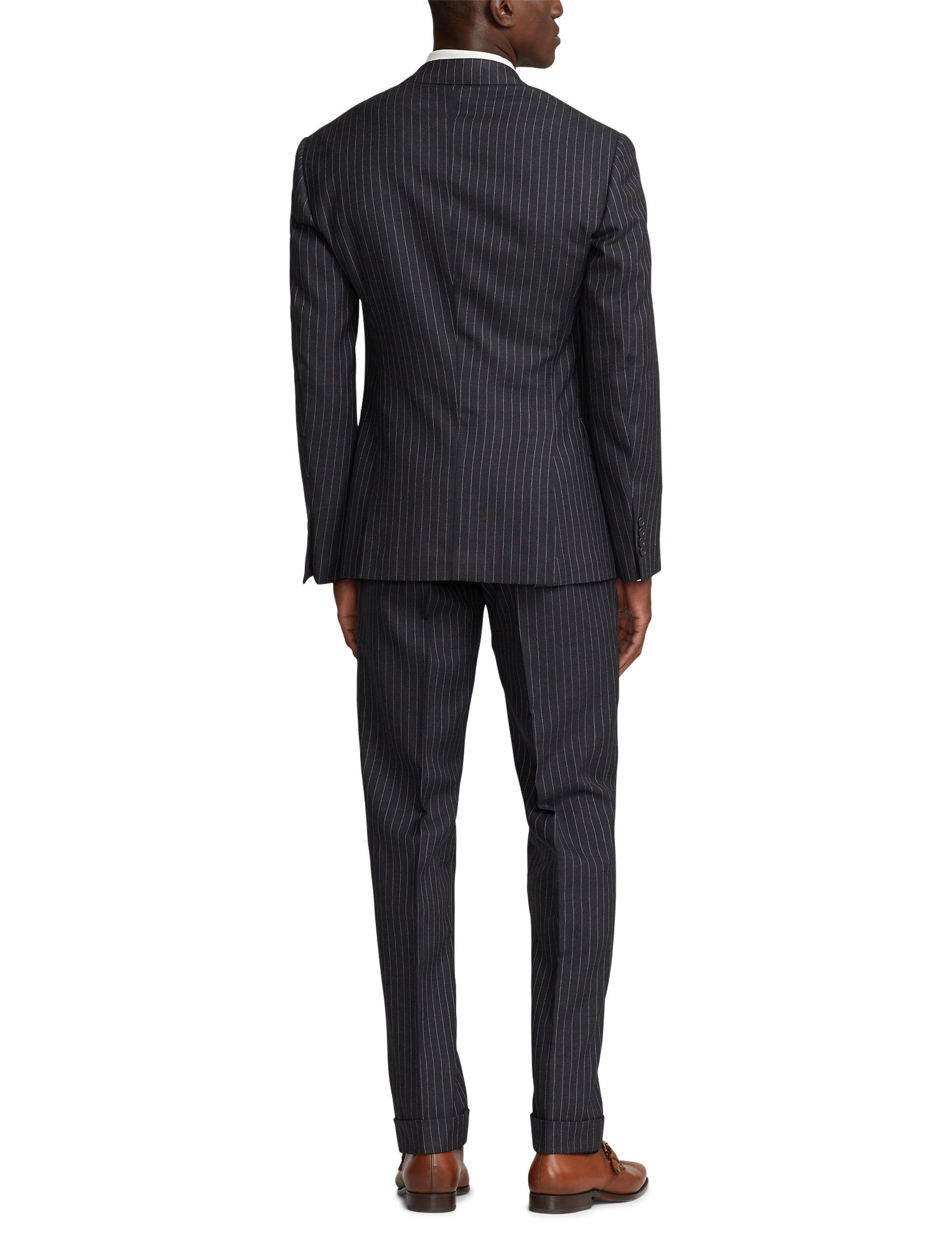 Kent wool suit - Dark Grey & Cream