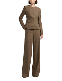 Dean wool trousers - Taupe