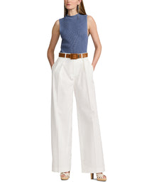 Jody trousers in washed cotton - White