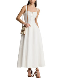 Robe Sonali en lin - Cream