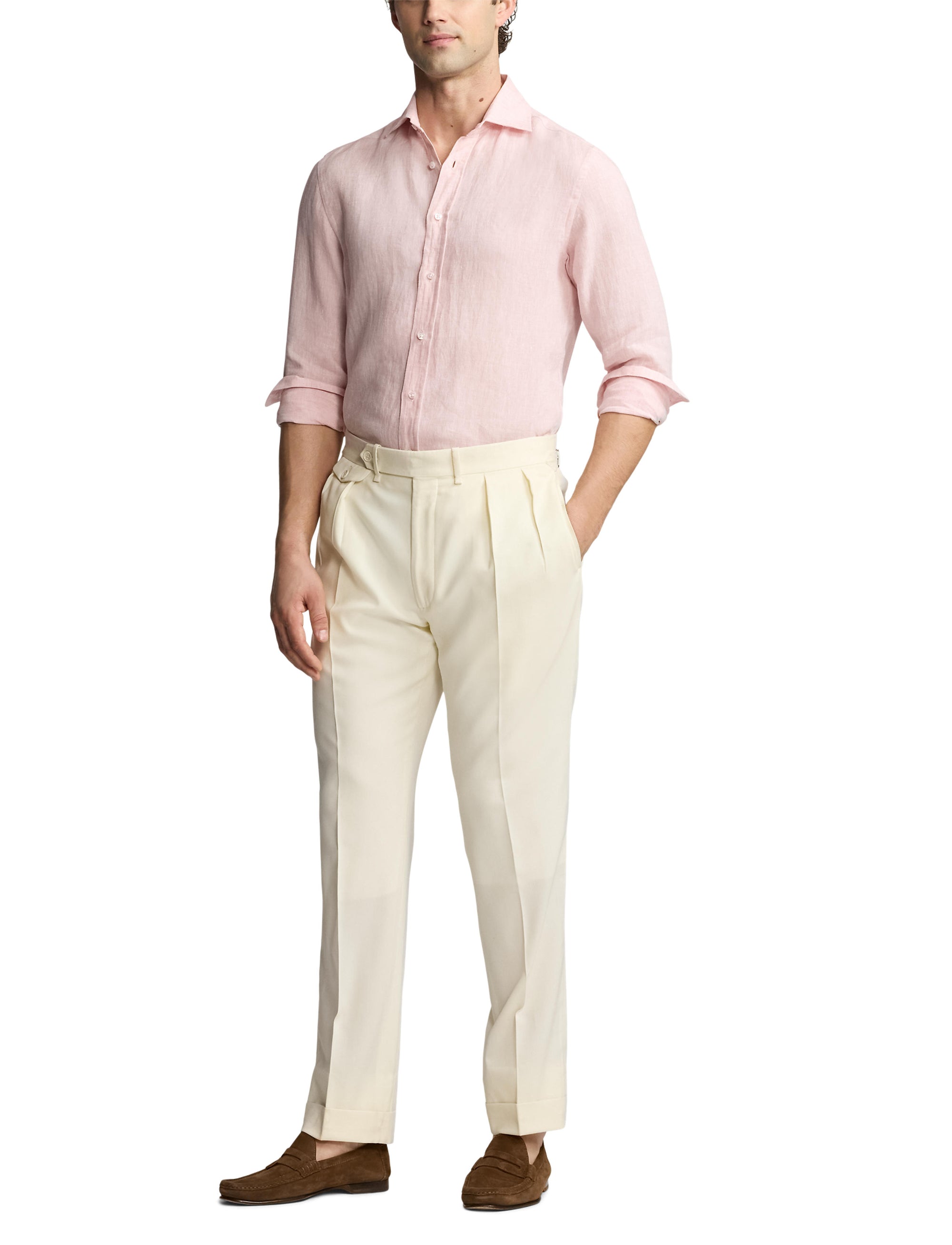 Linen shirt - Chalk Pink