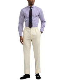 Bengal stripe poplin shirt - Prism Violet