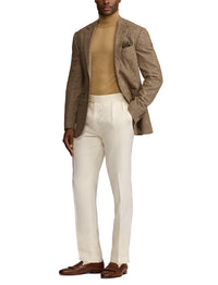 Veste de costume Kent prince-de-galles en laine - Cream, Light Brown & Multicolore