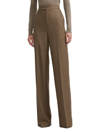 Dean wool trousers - Taupe