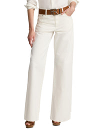 Mercer Relaxed Fit Wide Leg Jeans - Glacial White