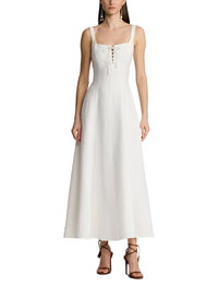 Robe Sonali en lin - Cream